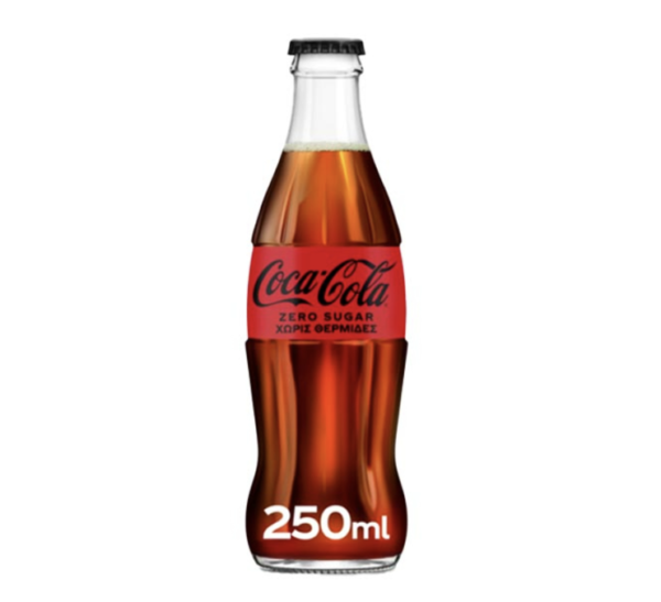 Coca-Cola Zero Glass Bottle 250ml